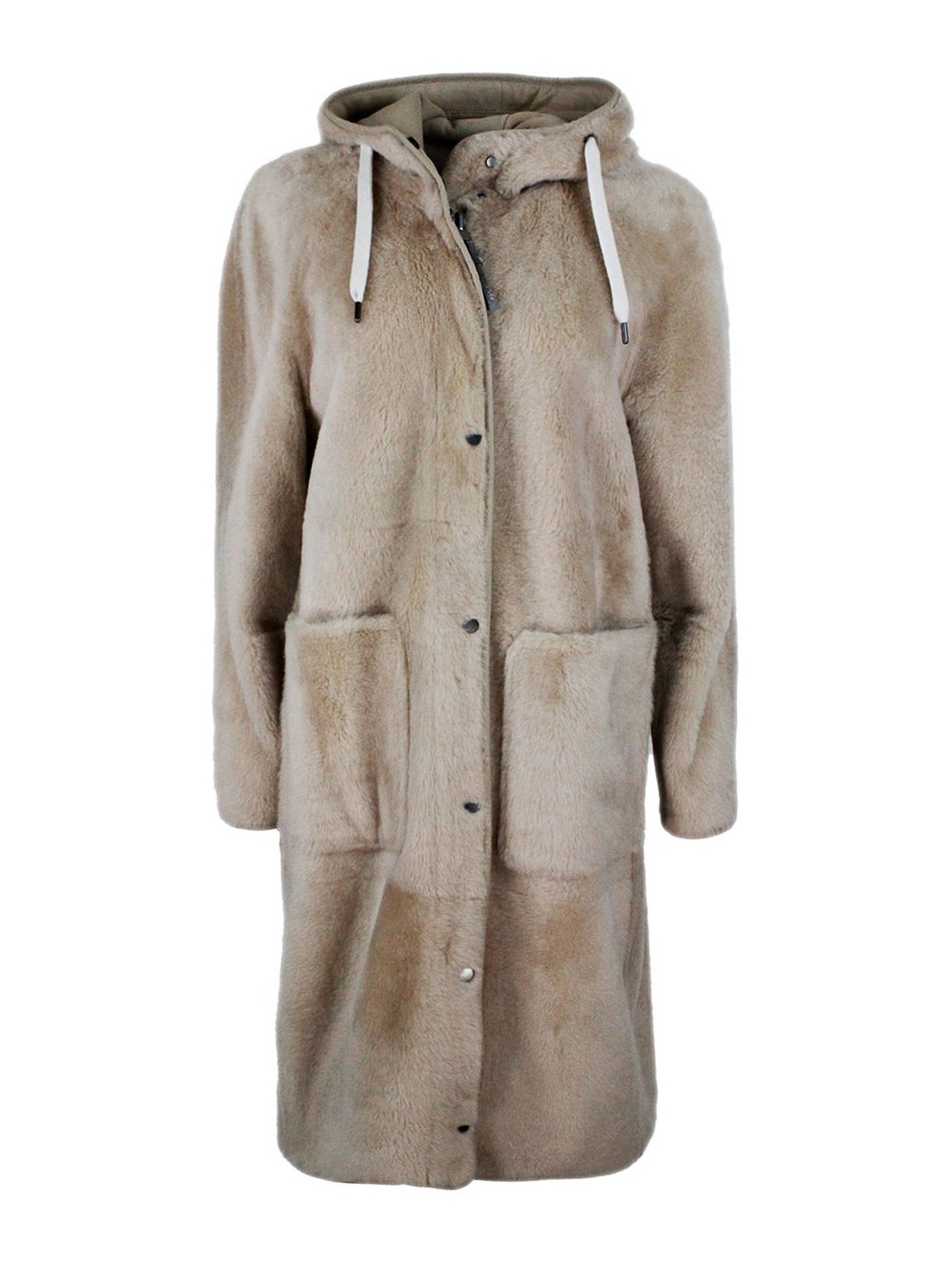 Shearling Soft reversible coat MPMRA9715C8539 (Brunello Cucinelli / レザー&ファージャケット・コート ) | Brunello Cucinelli (ブルネロ・クチネリ)