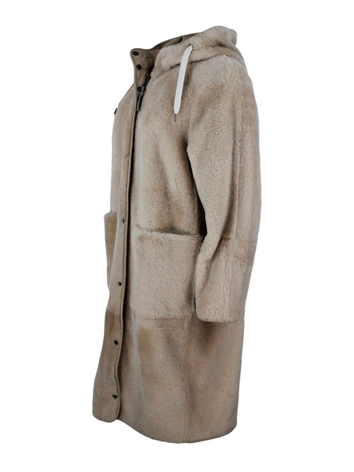 Shearling Soft reversible coat MPMRA9715C8539 (Brunello Cucinelli / レザー&ファージャケット・コート ) | Brunello Cucinelli (ブルネロ・クチネリ)(2)