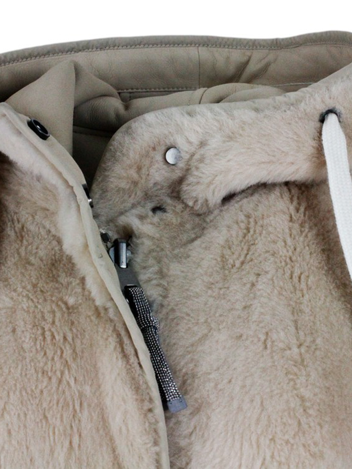 Shearling Soft reversible coat MPMRA9715C8539 (Brunello Cucinelli / レザー&ファージャケット・コート ) | Brunello Cucinelli (ブルネロ・クチネリ)(3)