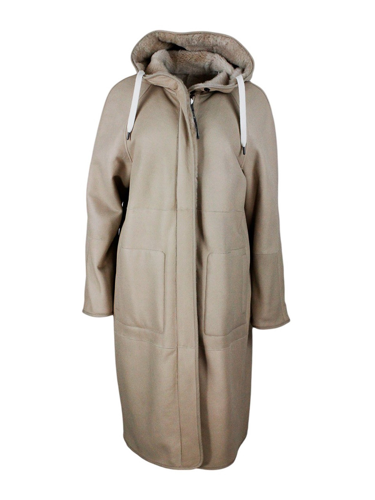 Shearling Soft reversible coat MPMRA9715C8539 (Brunello Cucinelli / レザー&ファージャケット・コート ) | Brunello Cucinelli (ブルネロ・クチネリ)(4)