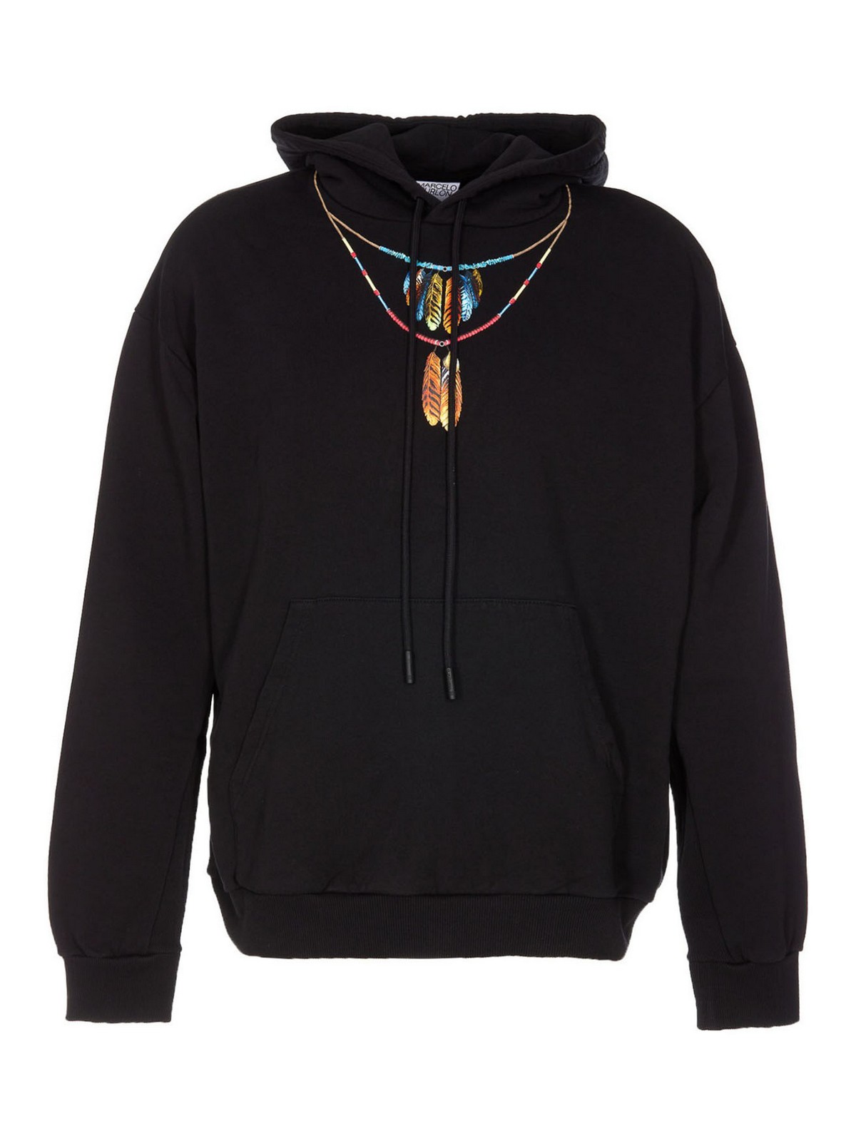 Logo printed hoodie CMBB040C99FLE0021025 (MARCELO BURLON / スウェット・フーディー ) | MARCELO BURLON (マルセロ・ブロン)