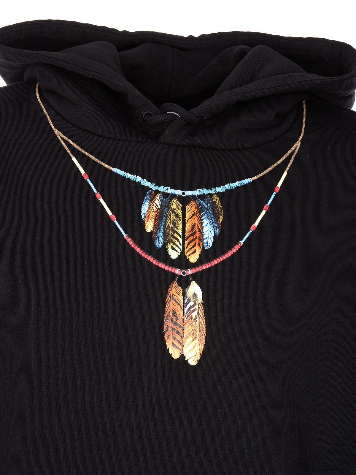 Logo printed hoodie CMBB040C99FLE0021025 (MARCELO BURLON / スウェット・フーディー ) | MARCELO BURLON (マルセロ・ブロン)(2)