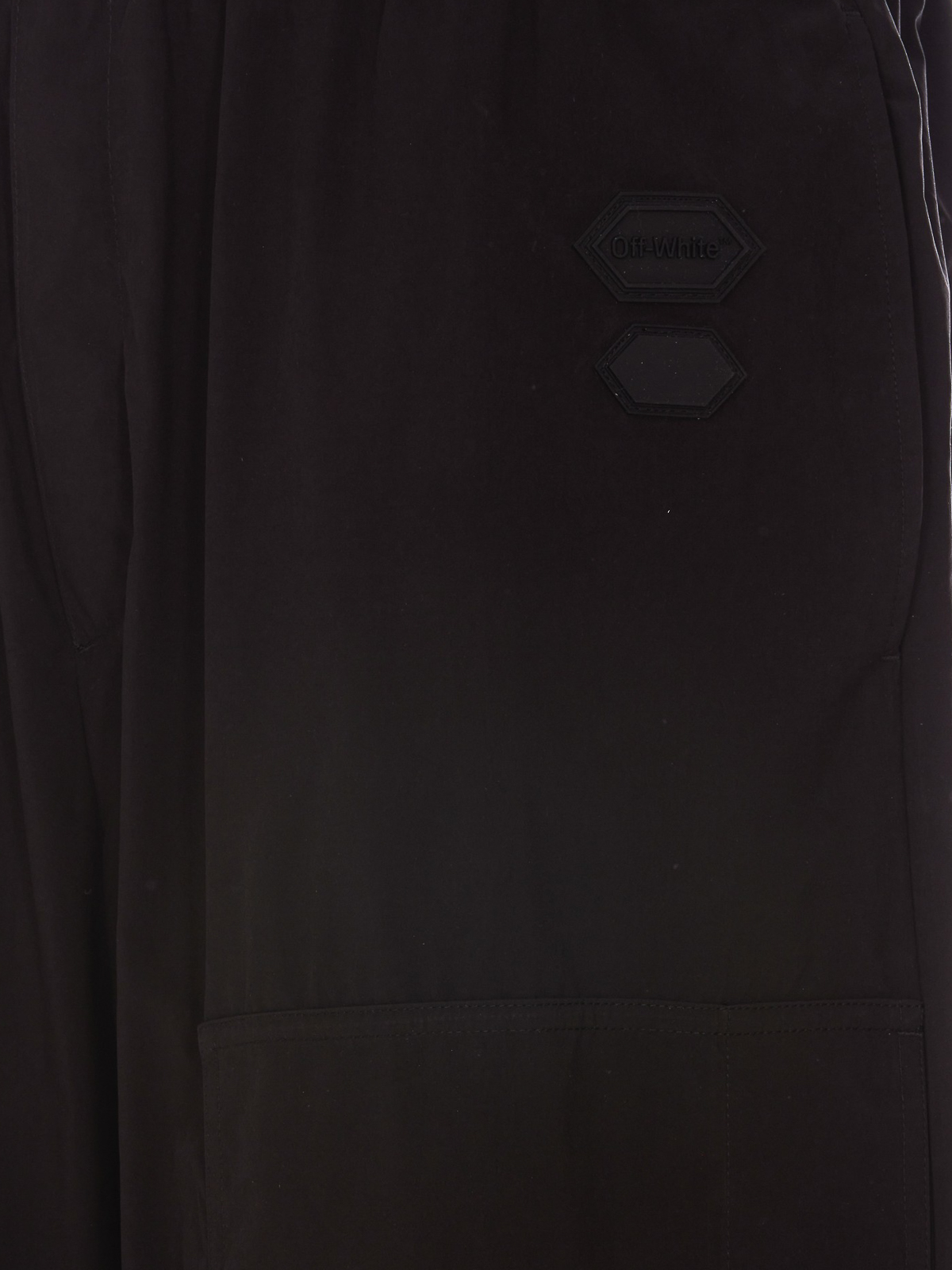 Front logo patch trousers OMCA238F22FAB0021000 (Off-White / パンツ ) | Off-White (オフホワイト)(2)