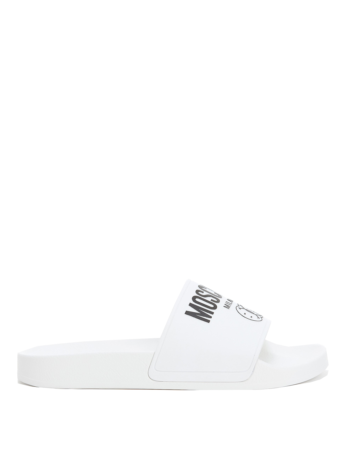Logo print slides MB28512G1FG12100 (MOSCHINO / サンダル ) | MOSCHINO (モスキーノ)