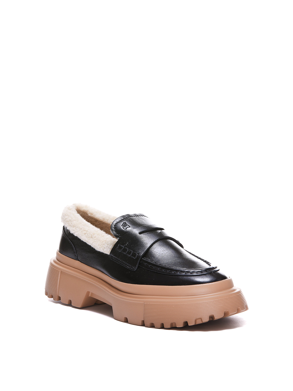 Leather loafers with Teddy lining HXW6290EP5044A0L0O (HOGAN / ローファー ) | HOGAN (ホーガン)(1)