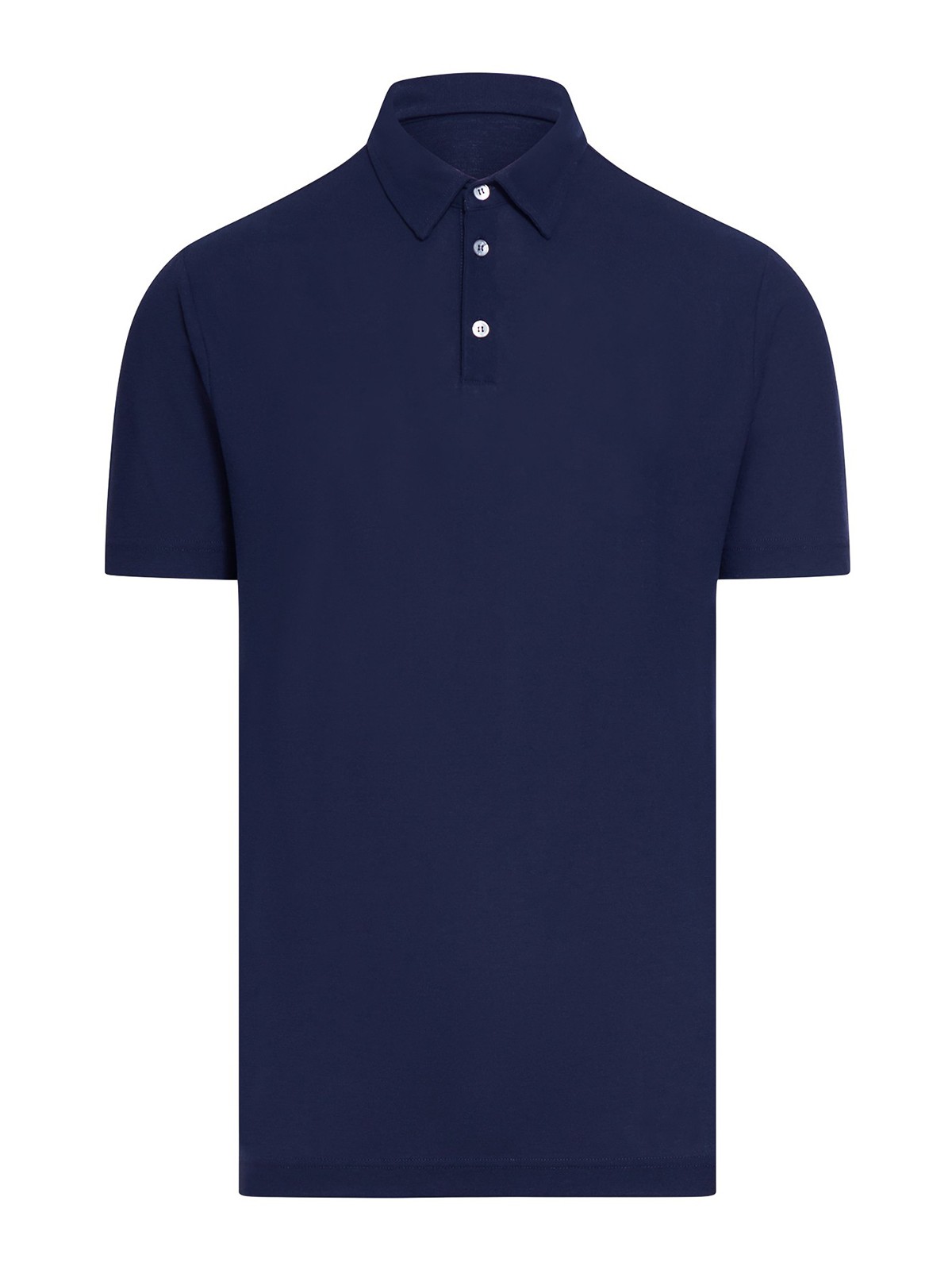 Cotton three-button polo shirt 811818ZG380Z0542 (ZANONE / ポロシャツ ) | ZANONE (ザノーネ)