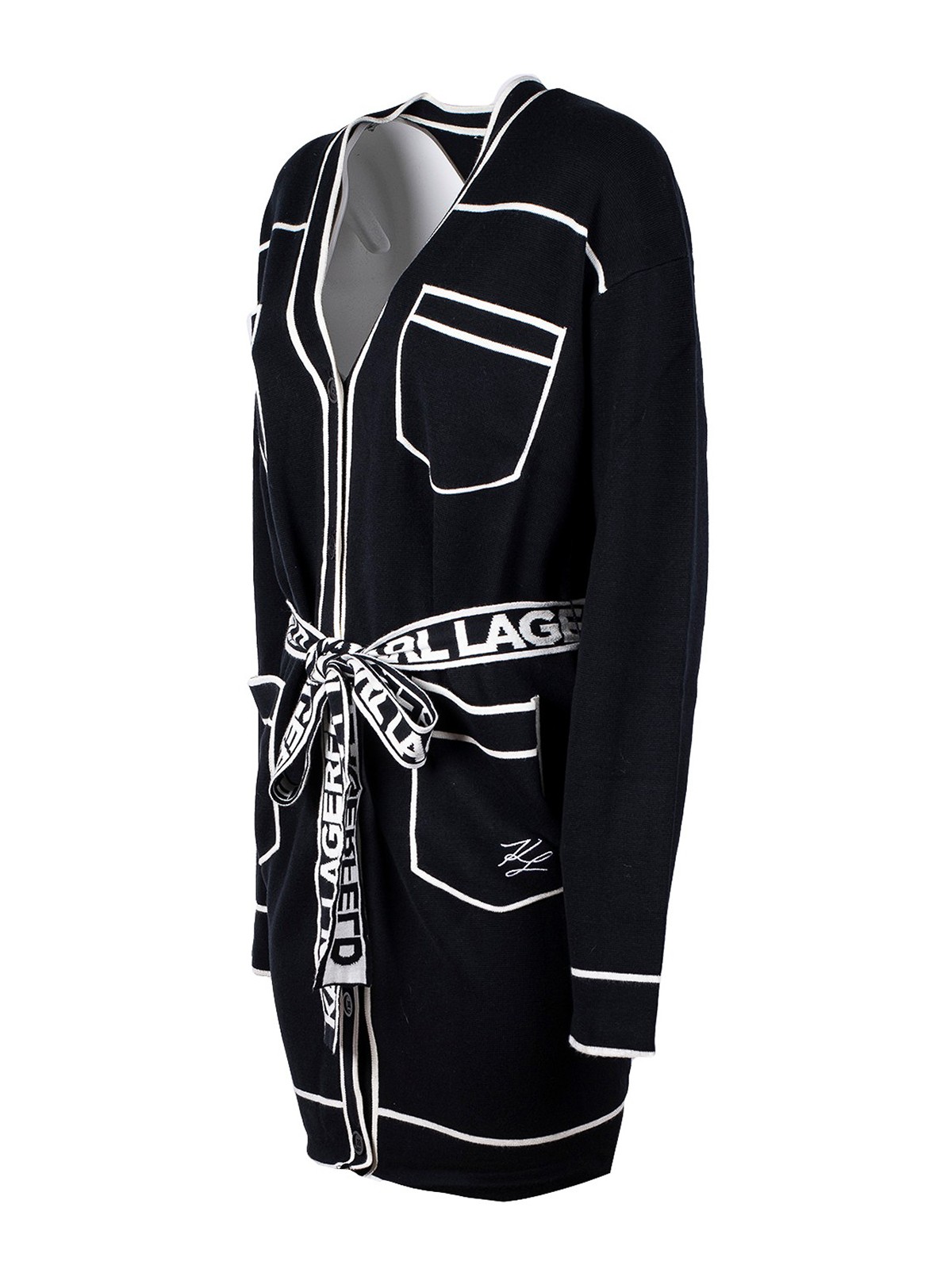 Belted cardigan 221W2003998 (KARL LAGERFELD / ニット・セーター・カーディガン ) | KARL LAGERFELD (カール・ラガーフェルド)(2)