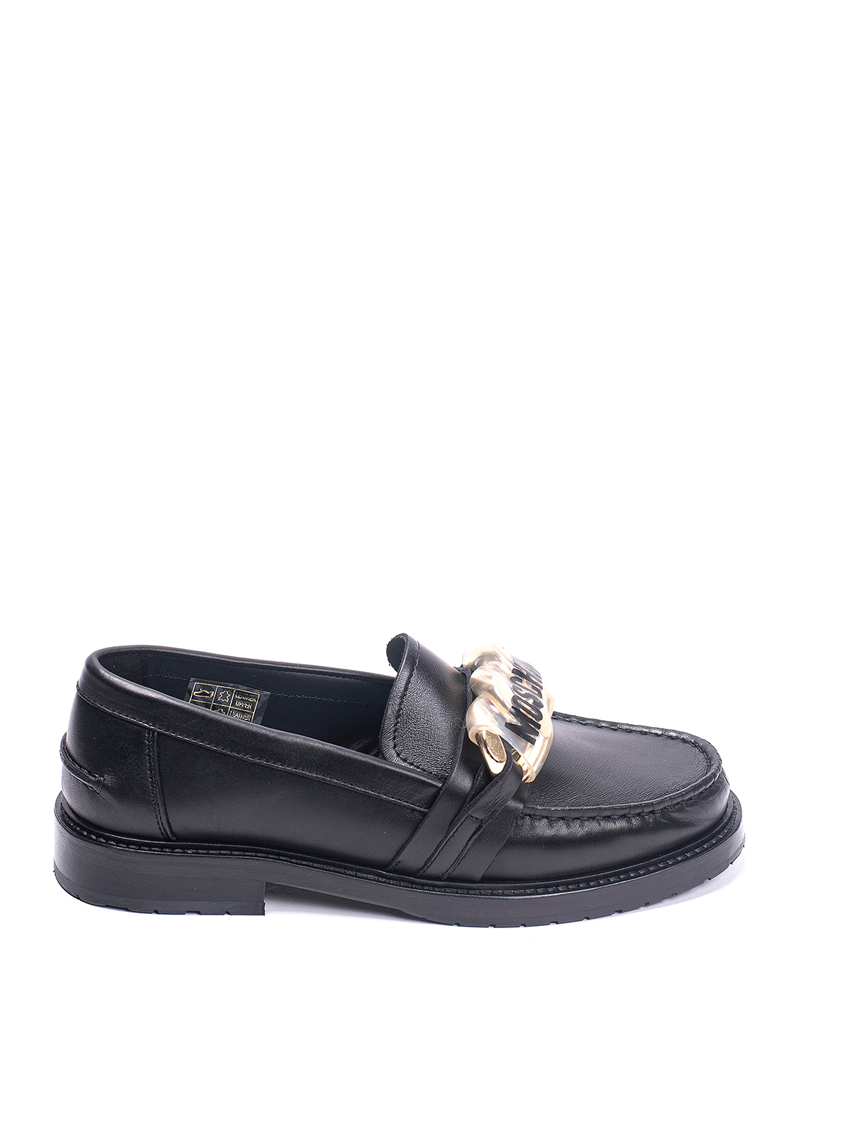 Chain mocassin MA10383J1FMF0000NERO (MOSCHINO / ローファー ) | MOSCHINO (モスキーノ)