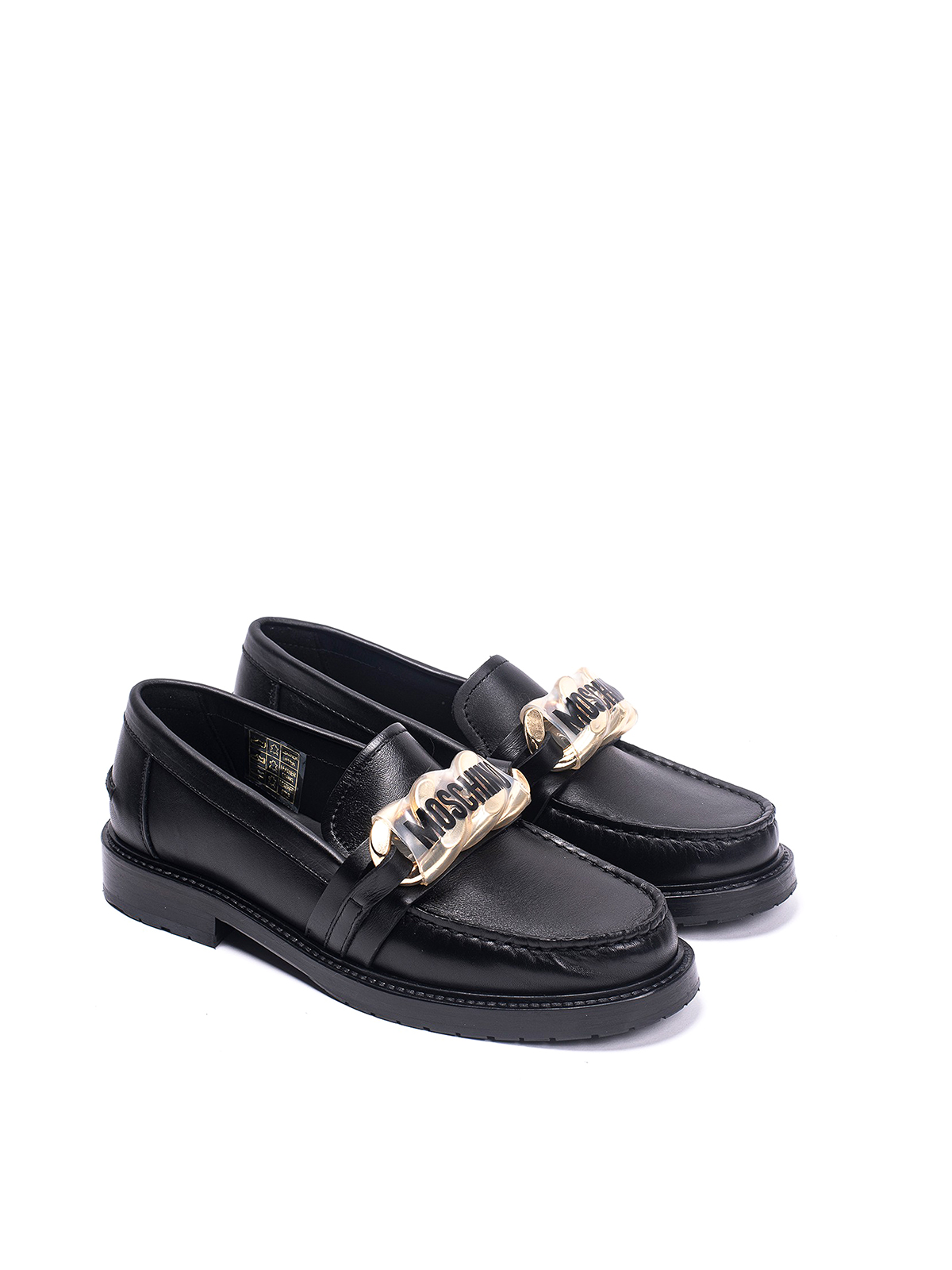 Chain mocassin MA10383J1FMF0000NERO (MOSCHINO / ローファー ) | MOSCHINO (モスキーノ)(1)