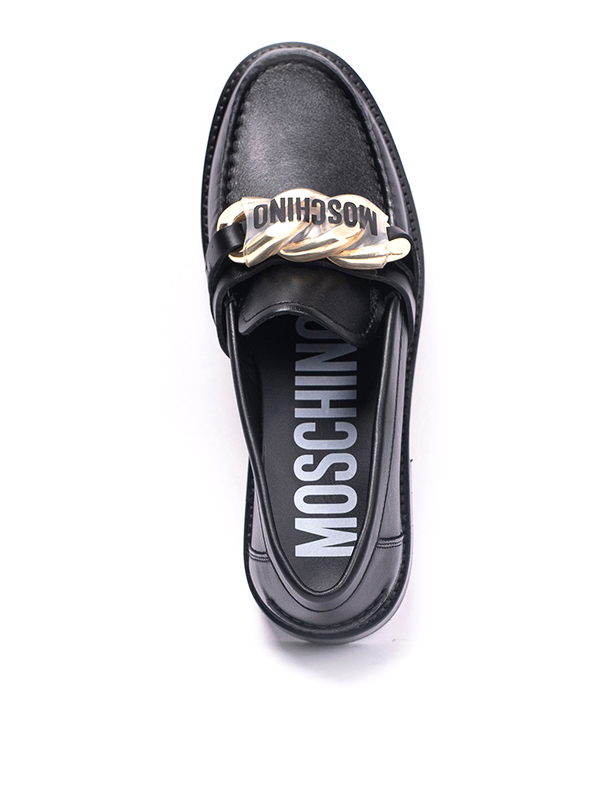 Chain mocassin MA10383J1FMF0000NERO (MOSCHINO / ローファー ) | MOSCHINO (モスキーノ)(3)