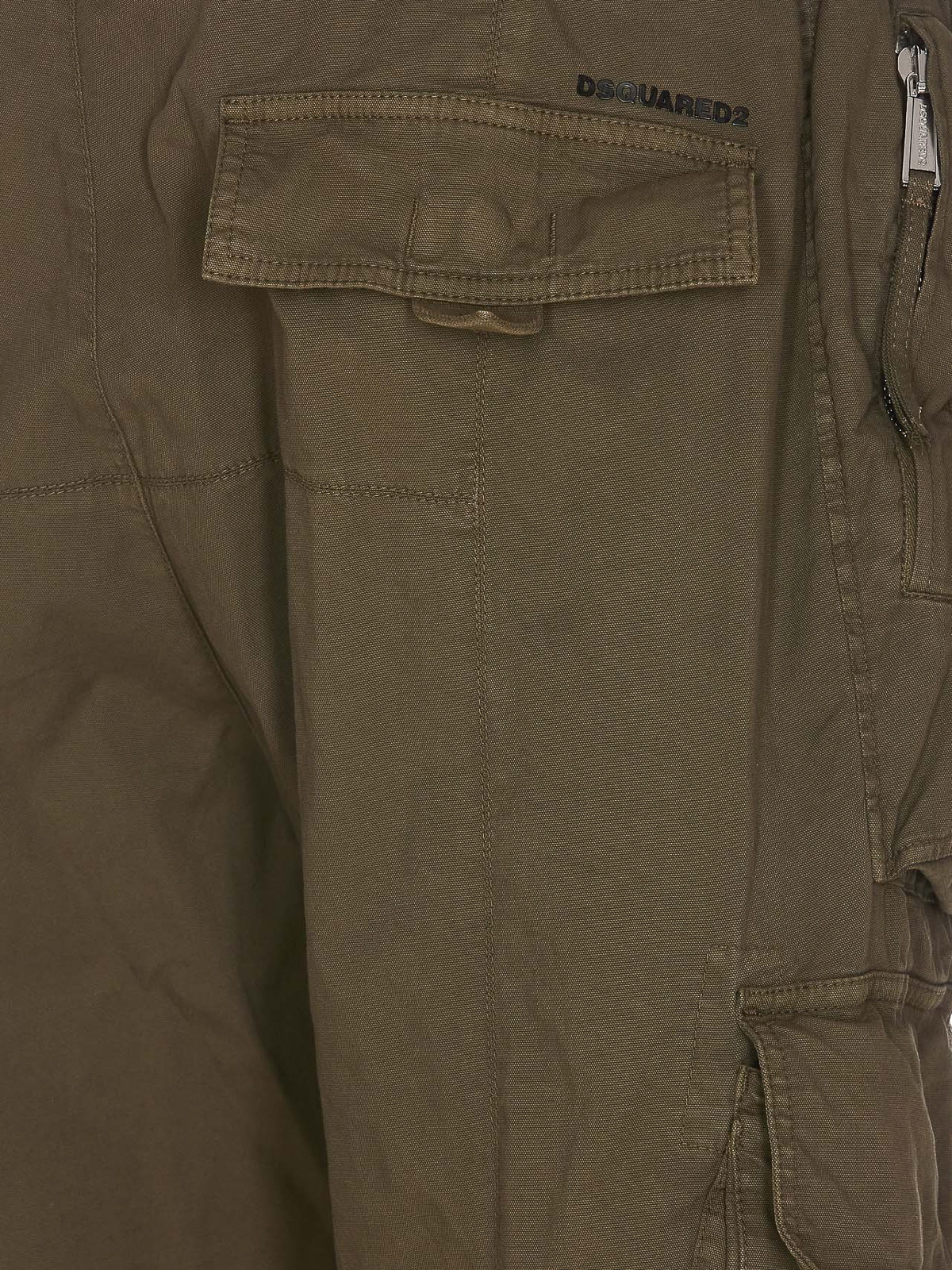 Green cargo casual trousers S74KB0777S54545726 (Dsquared2 / パンツ ) | Dsquared2 (ディースクエアード)(2)