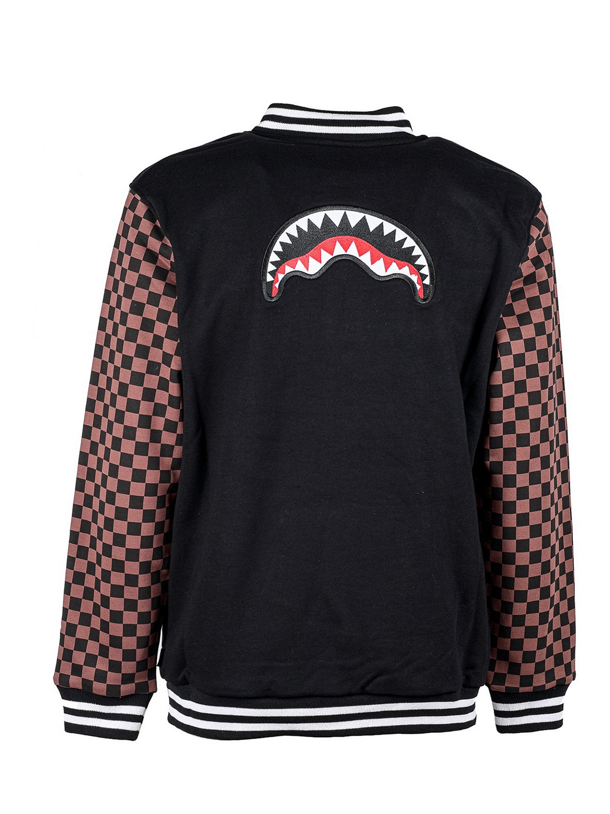 Checkerd varsity jacket SP232BROWNMARRONE (SPRAYGROUND / カジュアルジャケット ) | SPRAYGROUND (スプレーグラウンド)(1)