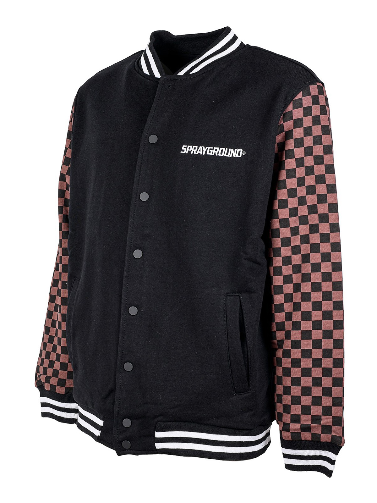 Checkerd varsity jacket SP232BROWNMARRONE (SPRAYGROUND / カジュアルジャケット ) | SPRAYGROUND (スプレーグラウンド)(2)