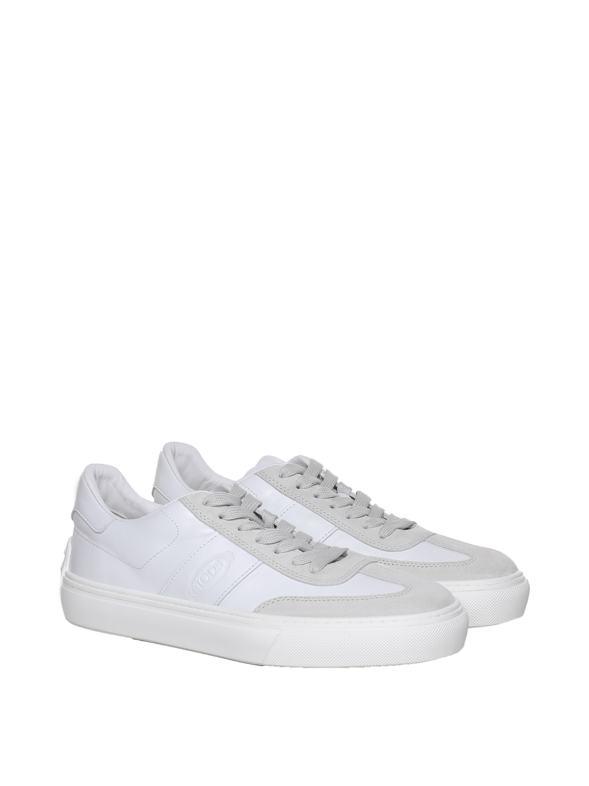 Leather sneakers with suede details XXM03E0GC50BKB9998 (Tod's / スニーカー ) | Tod's (トッズ)(1)