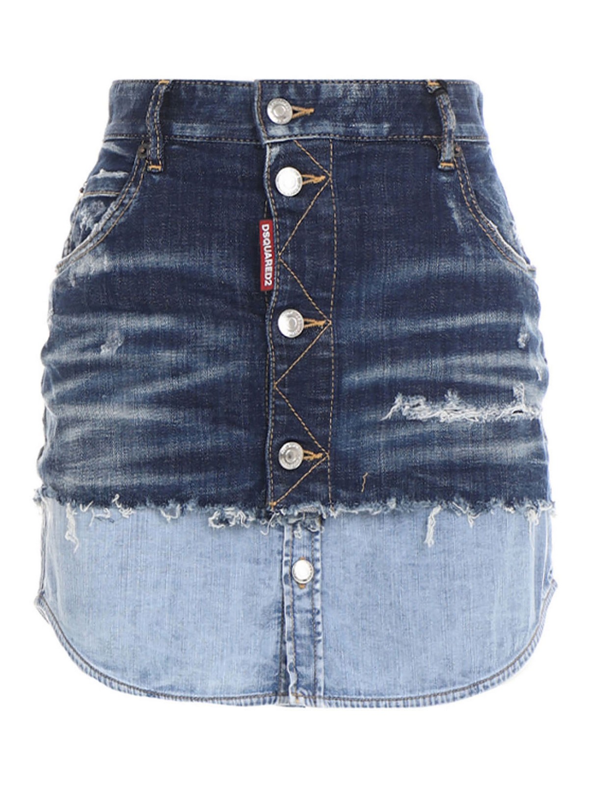 Cotton mini skirt S75MA0833S30342470 (Dsquared2 / スカート ) | Dsquared2 (ディースクエアード)