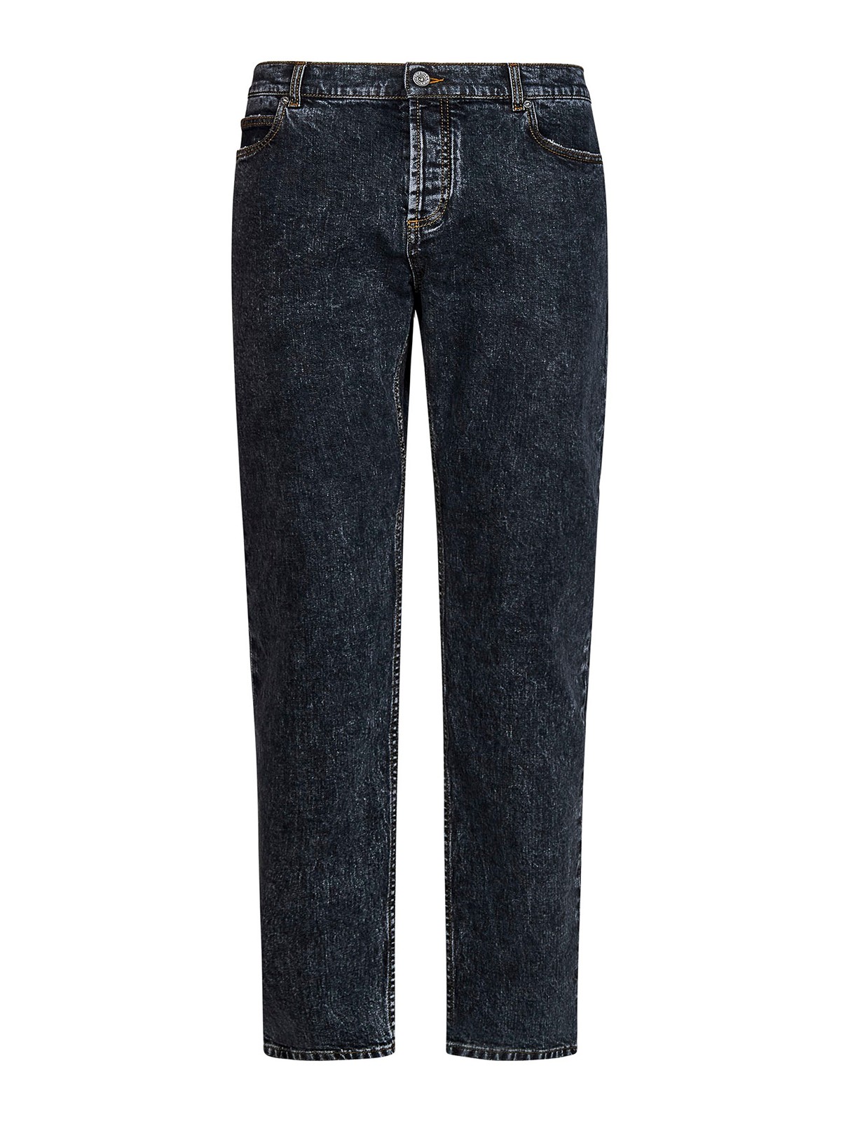 Straight leg cotton jeans with logo AH1MG000DD100PC (Balmain / ジーンズ ) | Balmain (バルマン)