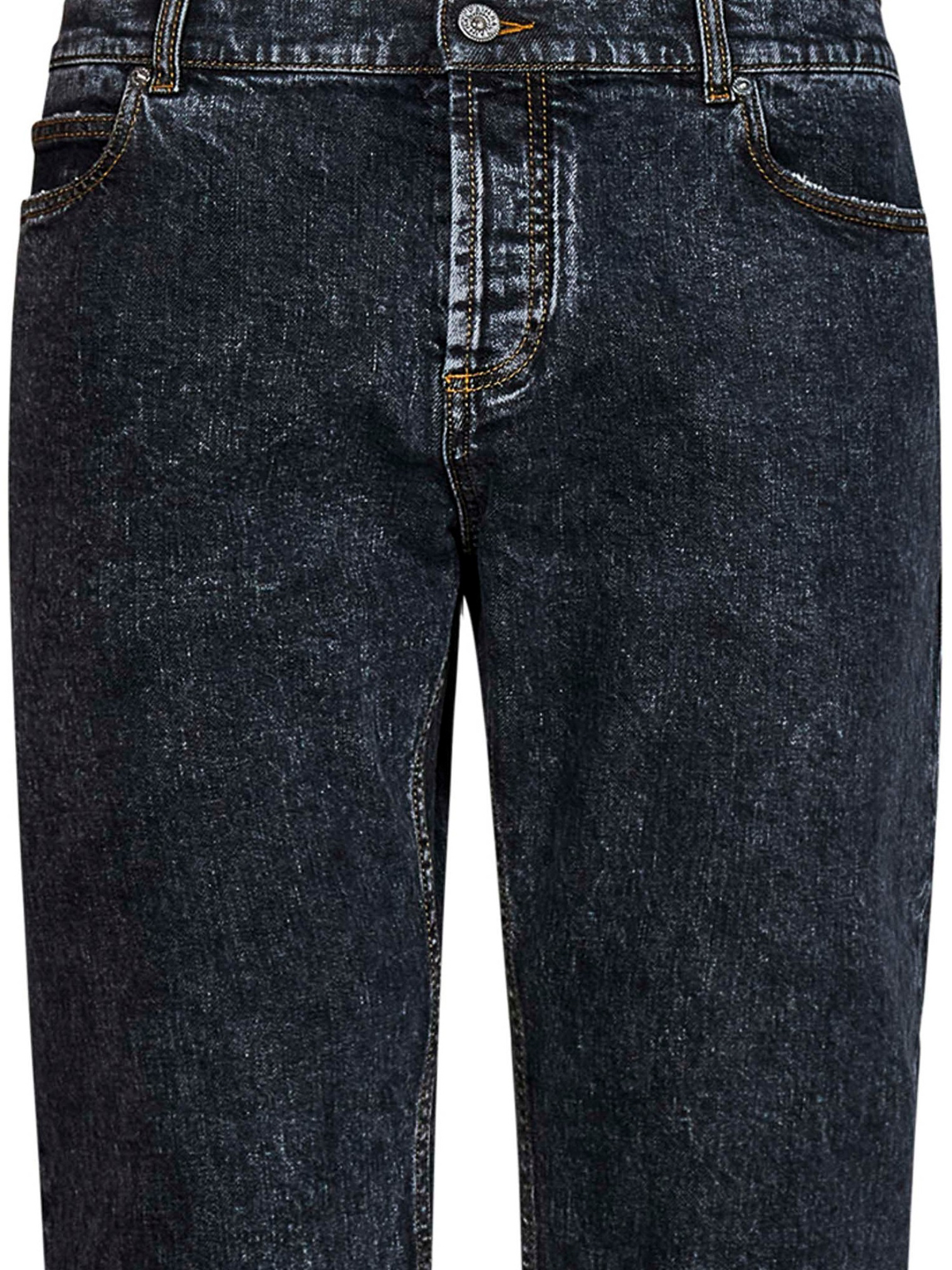 Straight leg cotton jeans with logo AH1MG000DD100PC (Balmain / ジーンズ ) | Balmain (バルマン)(2)