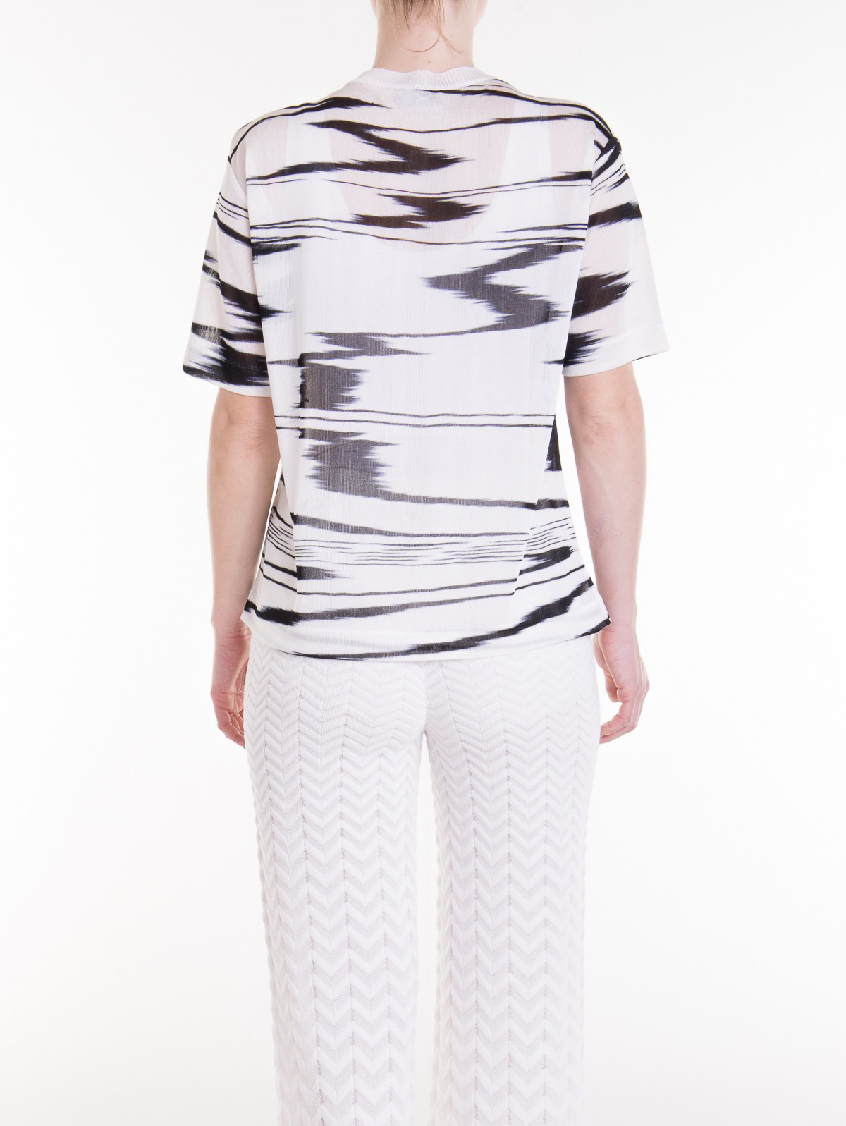 White tech fabric sweater DS22SN0DBK011FF0009 (MISSONI / ニット・セーター・カーディガン ) | MISSONI (ミッソー二)(3)