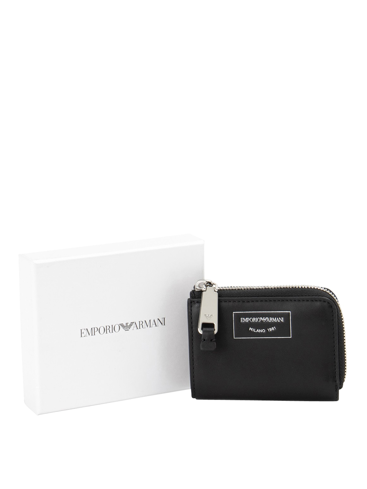 Black leather wallet Y3H088Y478E80001 (EMPORIO ARMANI / 財布・カードケース ) | EMPORIO ARMANI (エンポリオ アルマーニ)