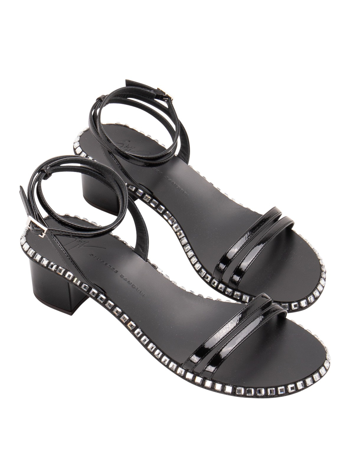 Black tech fabric sandals E200013NERO (GIUSEPPE ZANOTTI / サンダル ) | GIUSEPPE ZANOTTI (ジュゼッペ ザノッティ)(1)