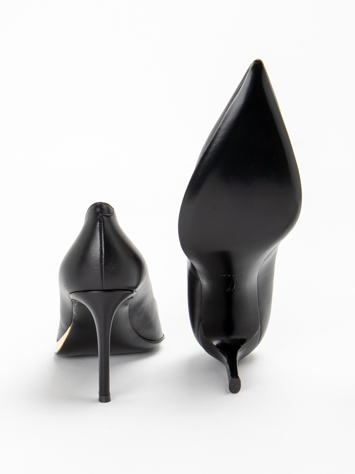 Black leather high-heel shoes I260008NERO (GIUSEPPE ZANOTTI / パンプス・ハイヒール ) | GIUSEPPE ZANOTTI (ジュゼッペ ザノッティ)(2)