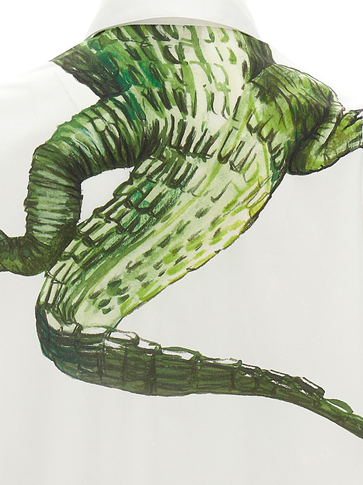 Crocodile shirt 3440ME23X23700801 (MSGM / シャツ・ブラウス ) | MSGM (エムエスジーエム)(2)