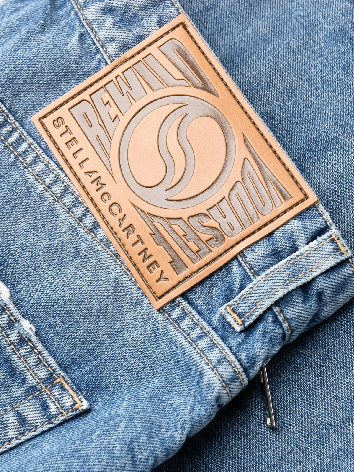 High-waist straight jeans 6D01293SPH274406 (Stella McCartney / ジーンズ ) | Stella McCartney (ステラ マッカートニー)(1)