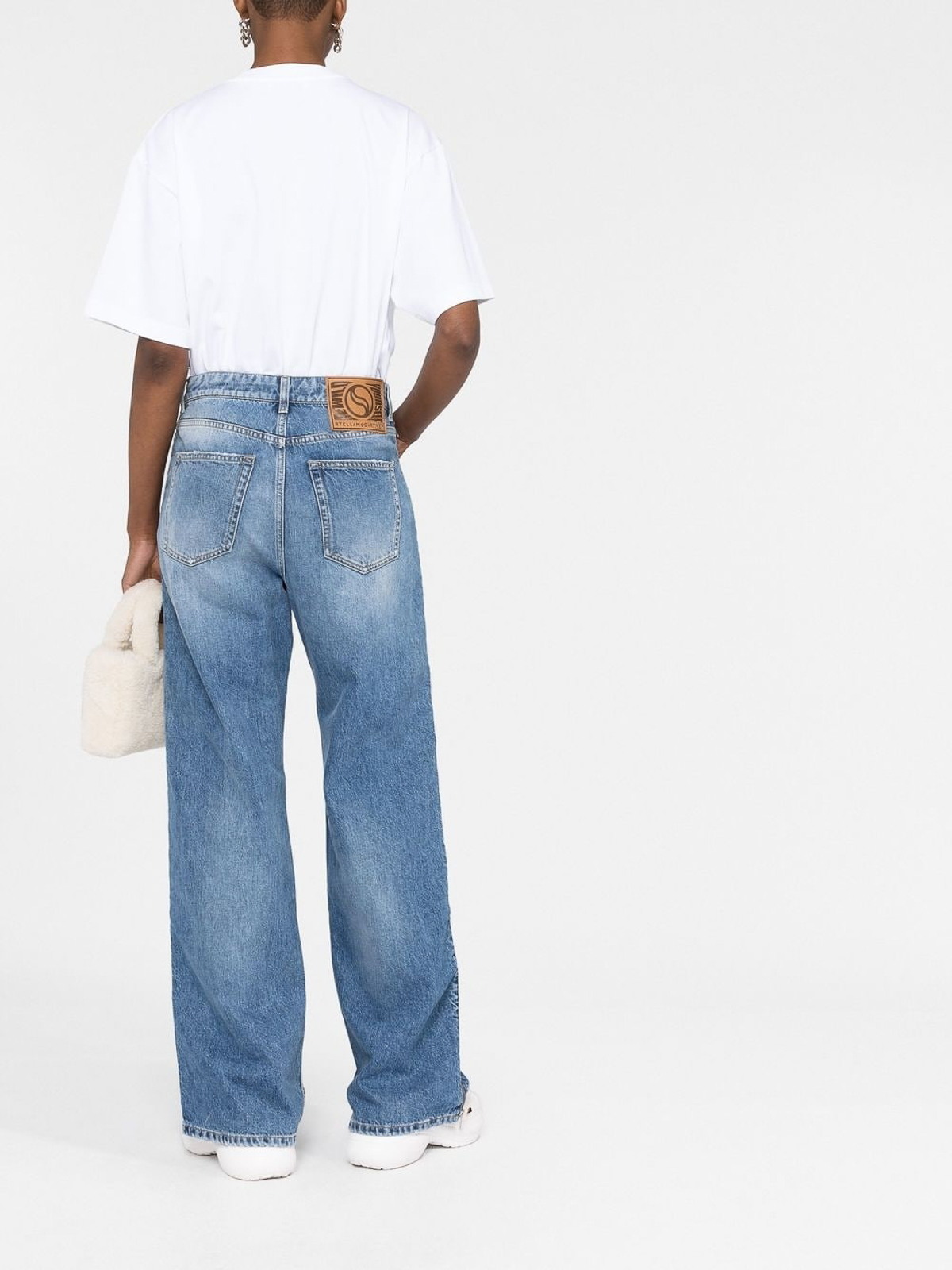 High-waist straight jeans 6D01293SPH274406 (Stella McCartney / ジーンズ ) | Stella McCartney (ステラ マッカートニー)(3)