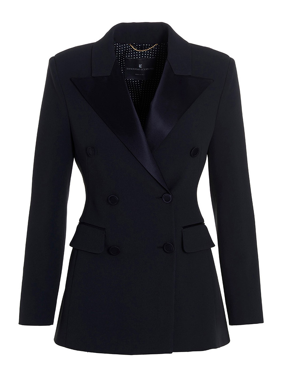 Double breast blazer jacket D426I304TEILM93921 (ERMANNO SCERVINO / ブレザー・ジャケット ) | ERMANNO SCERVINO (エルマンノ シェルヴィーノ)