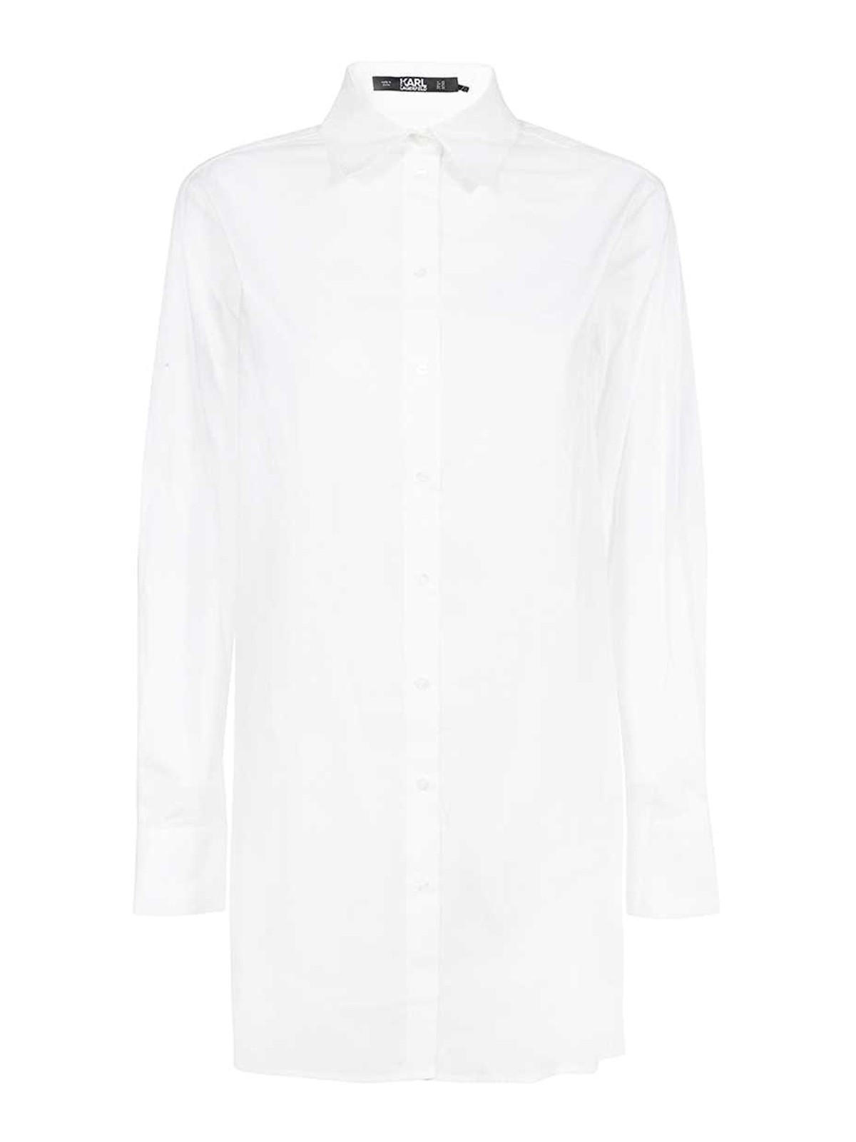 Pleated back tunic shirt 230W1602999 (KARL LAGERFELD / シャツ・ブラウス ) | KARL LAGERFELD (カール・ラガーフェルド)
