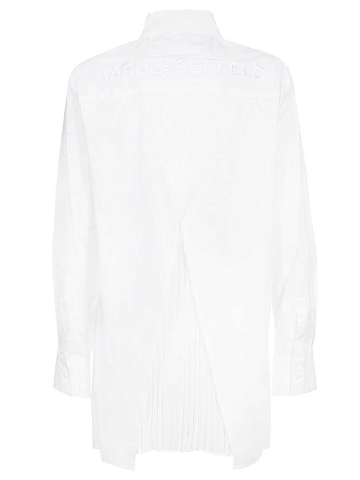Pleated back tunic shirt 230W1602999 (KARL LAGERFELD / シャツ・ブラウス ) | KARL LAGERFELD (カール・ラガーフェルド)(1)