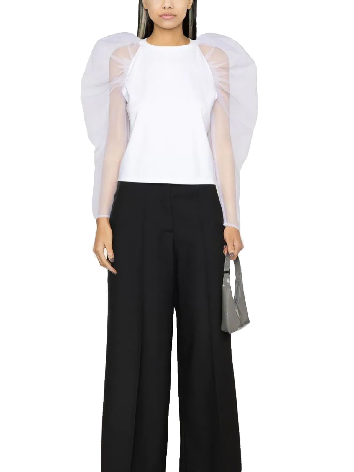 Huns pik organza puffy top 230W1717100 (KARL LAGERFELD / シャツ・ブラウス ) | KARL LAGERFELD (カール・ラガーフェルド)(1)