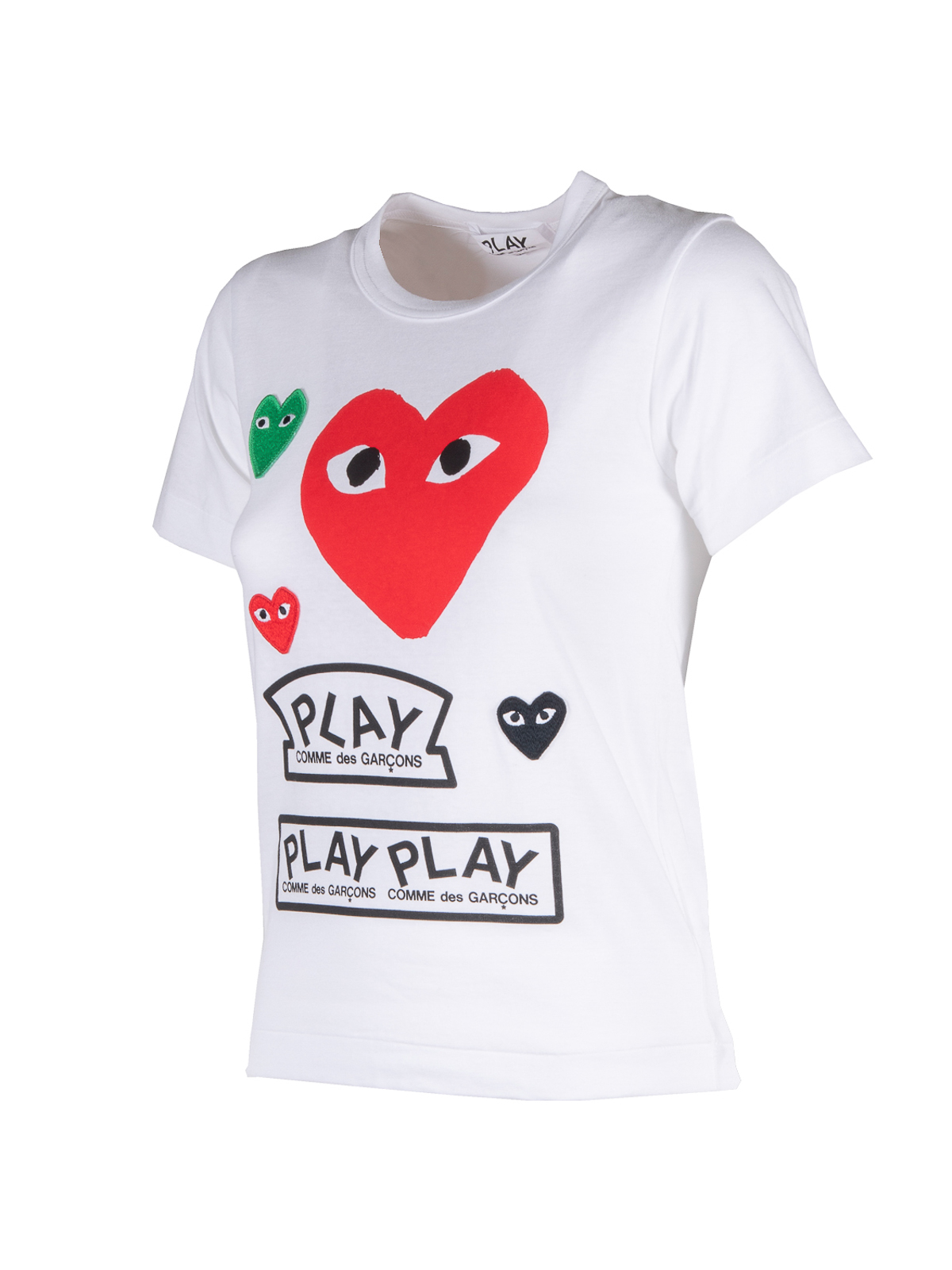 Women multilogo and heart tee AZT2791 (PLAY Comme Des Garçons / Tシャツ・カットソー ) | PLAY Comme Des Garçons (プレイ コムデギャルソン)(2)