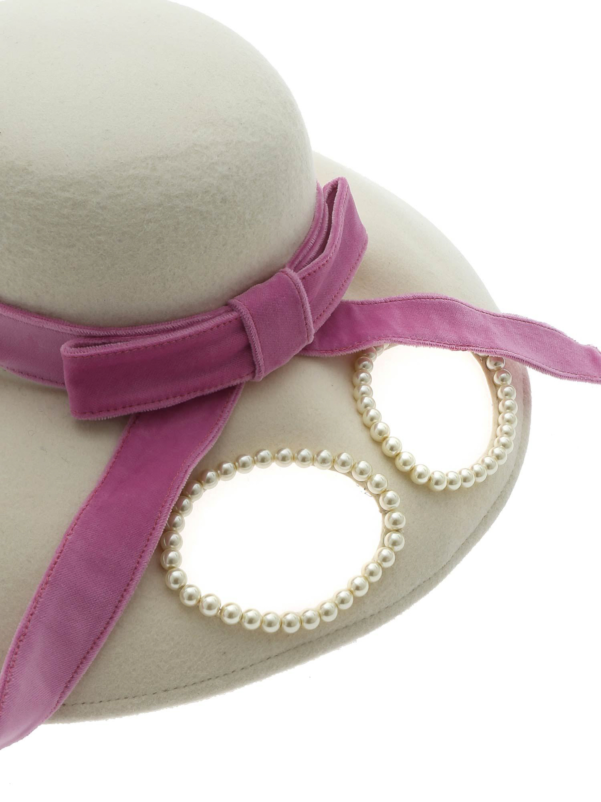 Diva pearl hat 19IV2S171316978BIANCO (VIVETTA / 帽子 ) | VIVETTA (ヴィヴェッタ)(2)