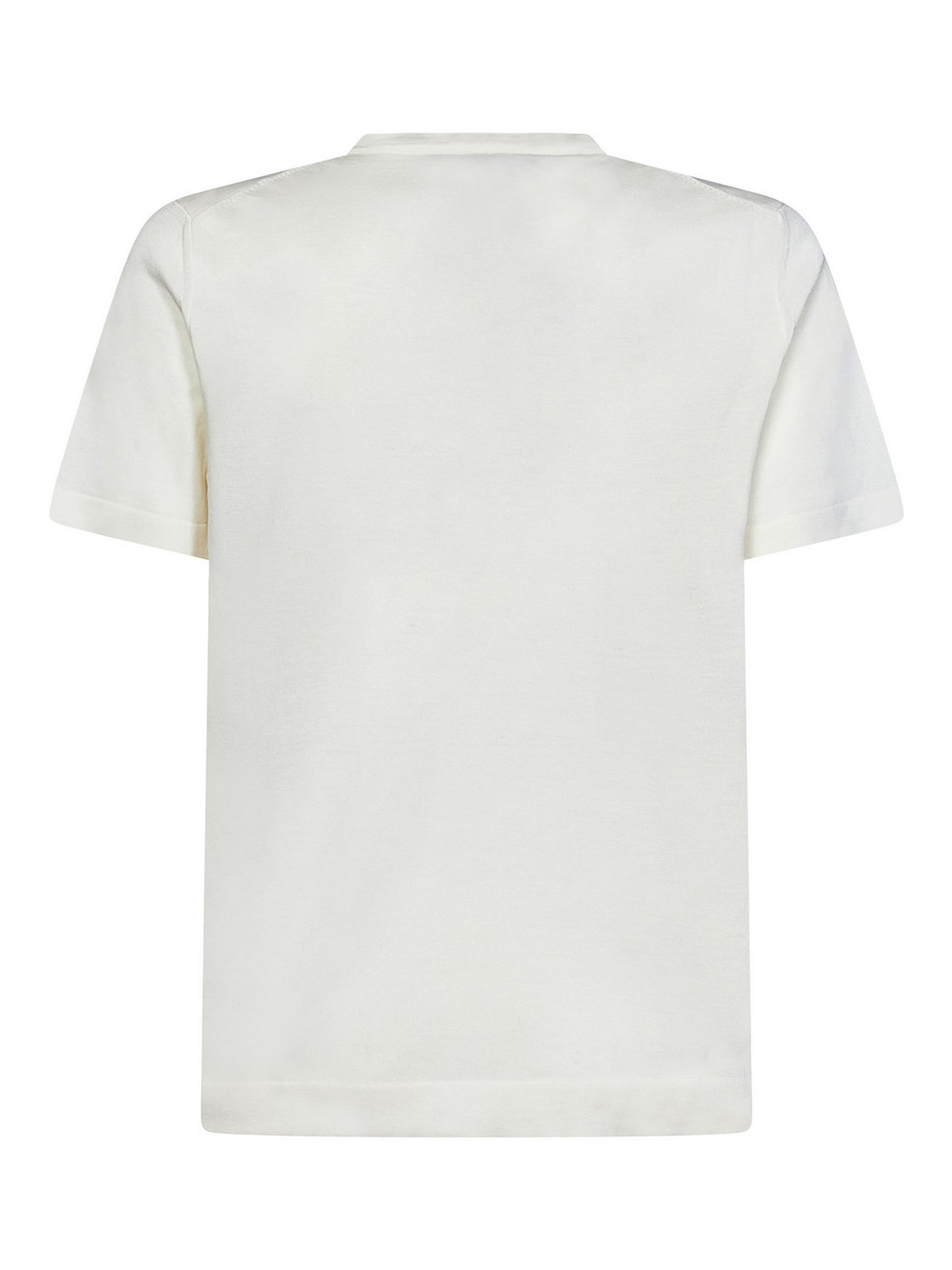 cotton knit crewneck t-shirt. D0GF100105 (Drumohr / Tシャツ・カットソー ) | Drumohr (ドルモア)(1)