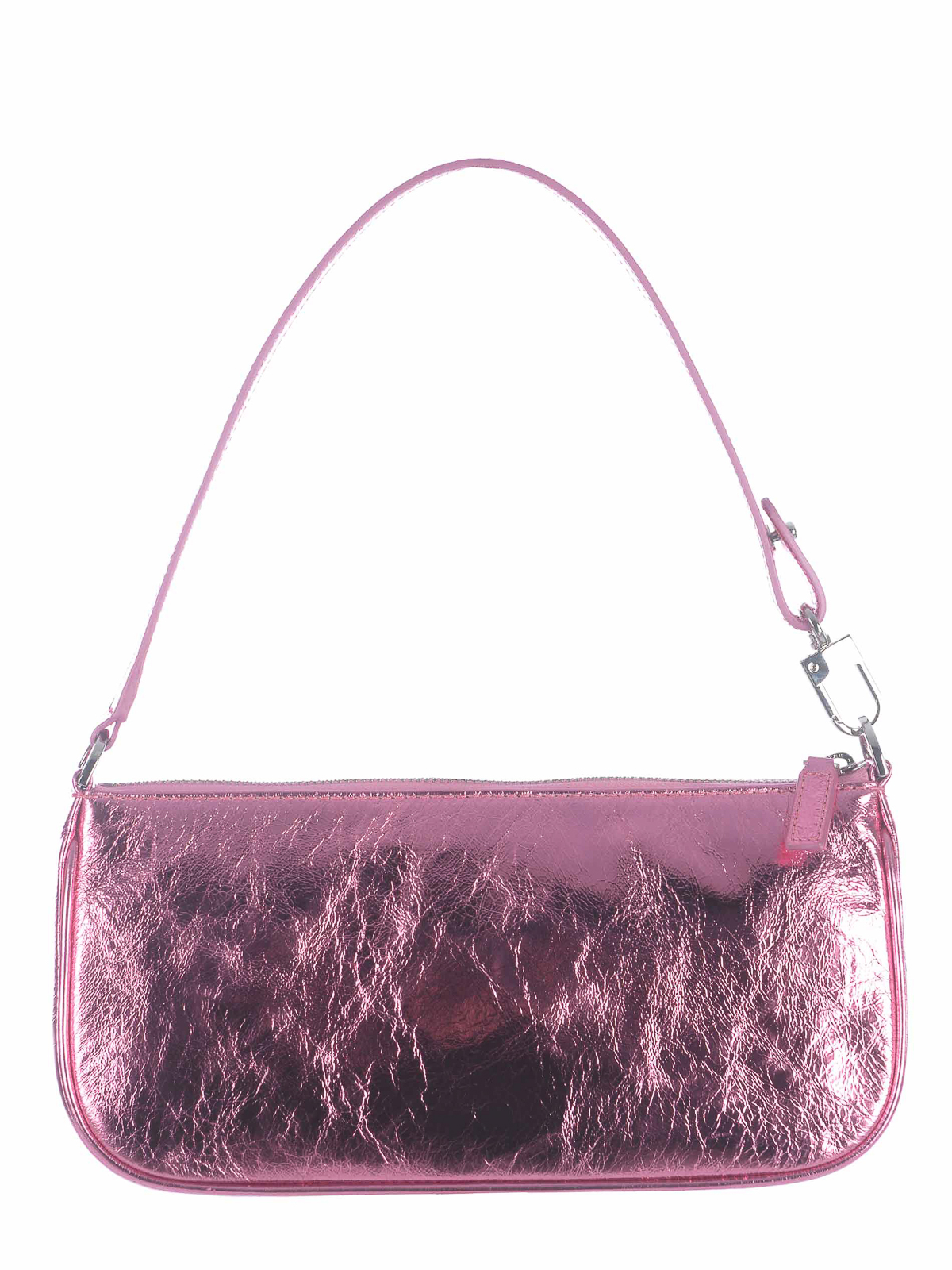 Shoulder bag by far in metallic leather RACHELMEDIUMLIPSTICK (BY FAR / ハンドバッグ・ショルダーバッグ ) | BY FAR (バイ ファー)(2)