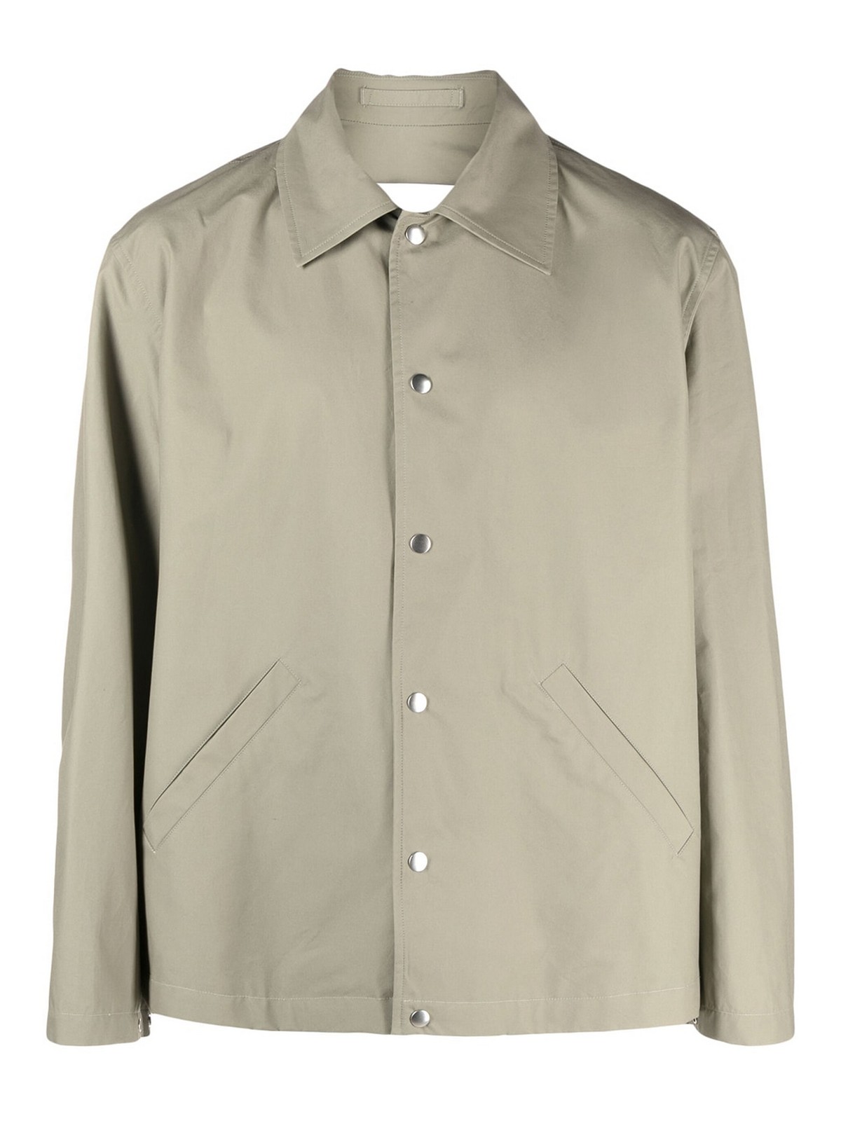 Logo-print cotton shirt jacket J23BN0003J45071317 (Jil Sander / シャツ・ブラウス ) | Jil Sander (ジルサンダー)