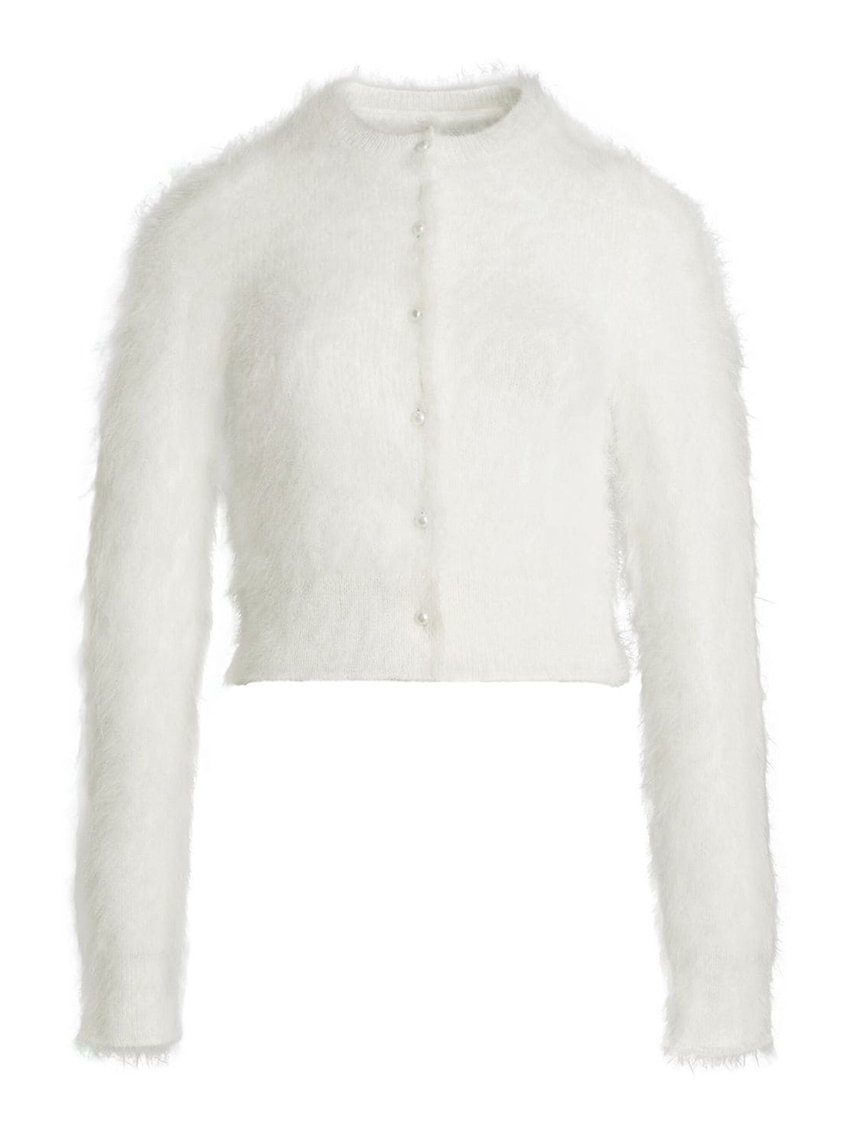 Maison Margiela Cropped Textured Cardigan S29HP0001S18269101 (MM6 Maison Margiela / ニット・セーター・カーディガン ) | MM6 Maison Margiela (エムエムシックス)