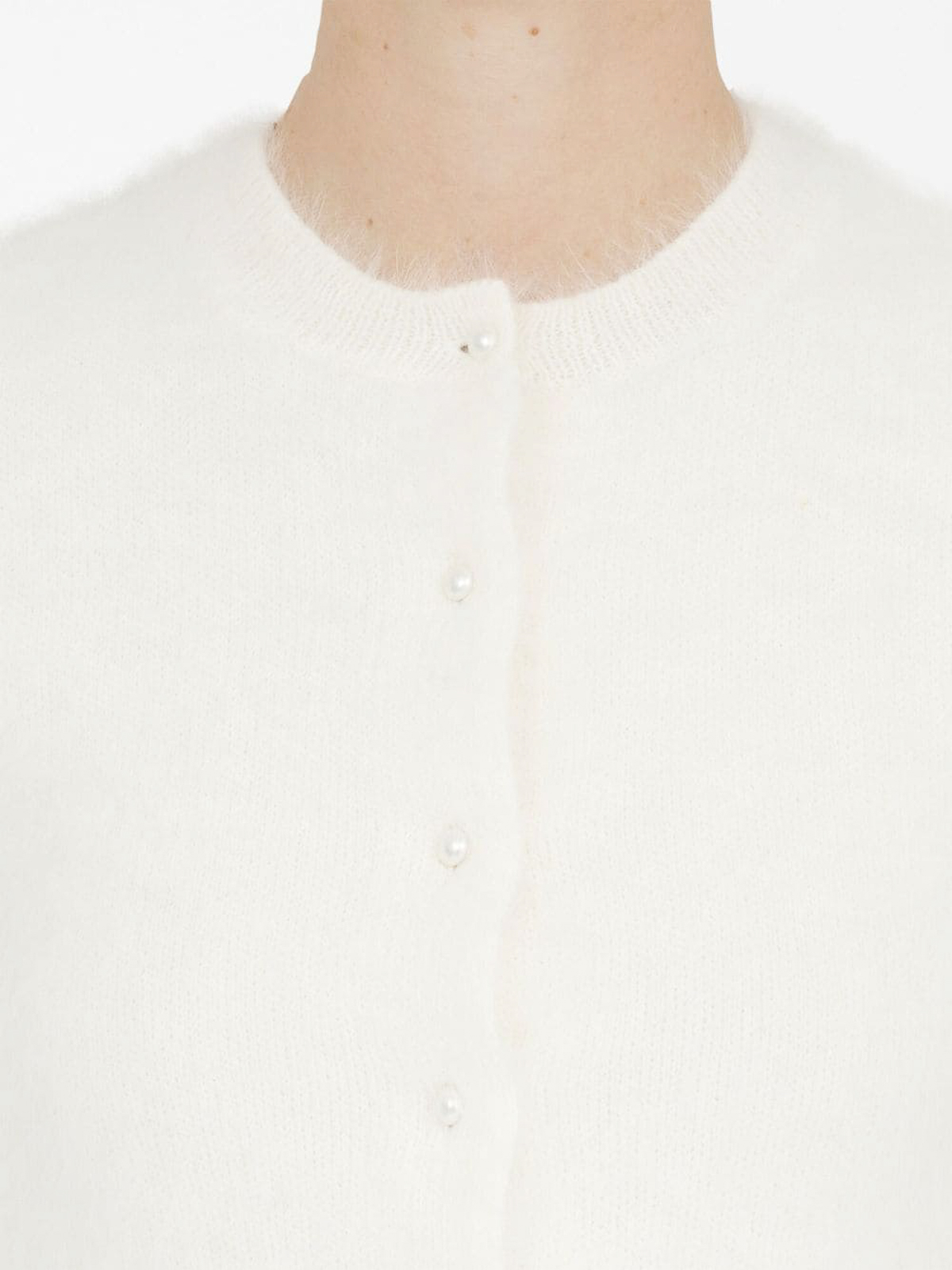 Maison Margiela Cropped Textured Cardigan S29HP0001S18269101 (MM6 Maison Margiela / ニット・セーター・カーディガン ) | MM6 Maison Margiela (エムエムシックス)(1)