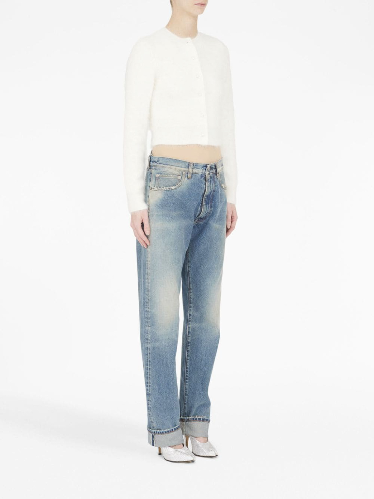 Maison Margiela Cropped Textured Cardigan S29HP0001S18269101 (MM6 Maison Margiela / ニット・セーター・カーディガン ) | MM6 Maison Margiela (エムエムシックス)(2)