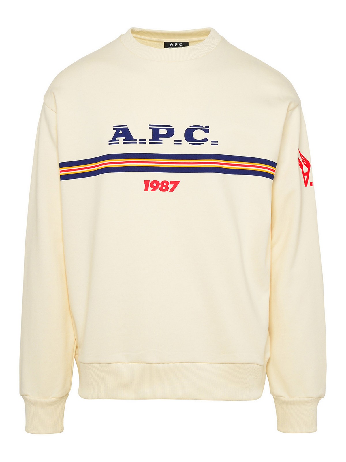Adam sweatshirt in ivory cotton COEIPH27837AAD (A.P.C. / スウェット・フーディー ) | A.P.C. (アーペーセー)