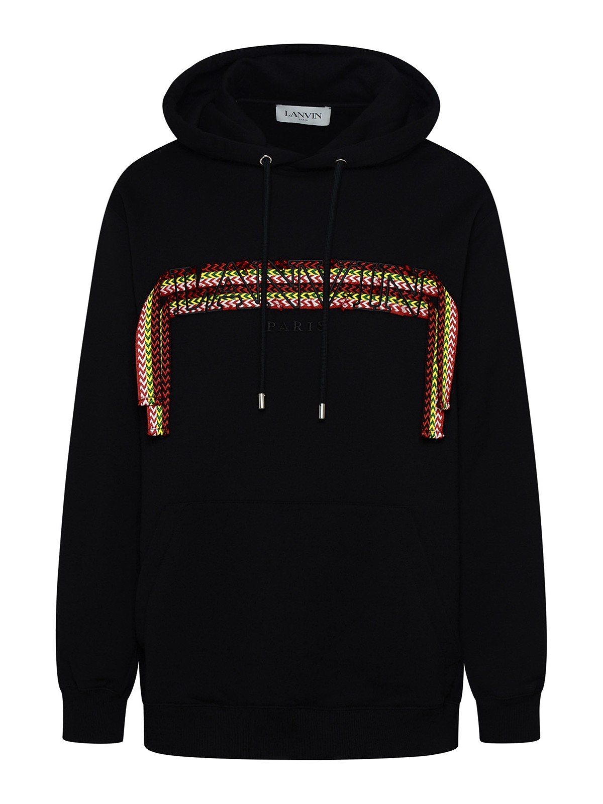 Black cotton sweatshirt RMHO0009J199A2310 (LANVIN / スウェット・フーディー ) | LANVIN (ランバン)