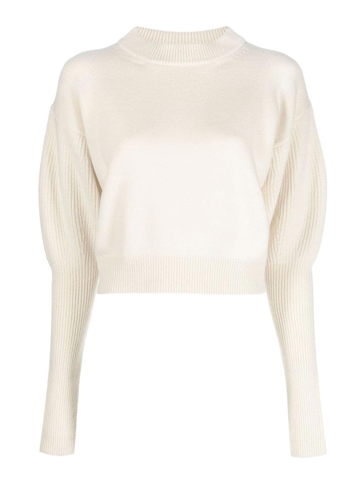 Cropped Wool-Cashmere Jumper 768797Q1A7G9004 (Alexander McQUEEN / ニット・セーター・カーディガン ) | Alexander McQUEEN (アレキサンダー・マックイーン)