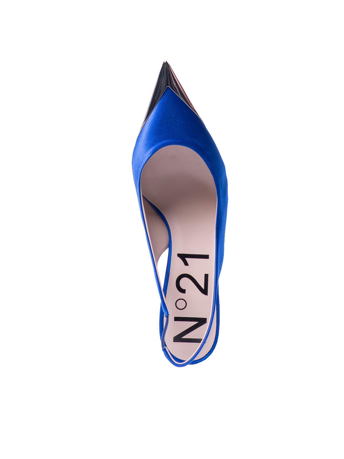 Slingback satin shoes 23ECPXNV15050X041 (N°21 / パンプス・ハイヒール ) | N°21 (ヌメロ ヴェントゥーノ)(3)