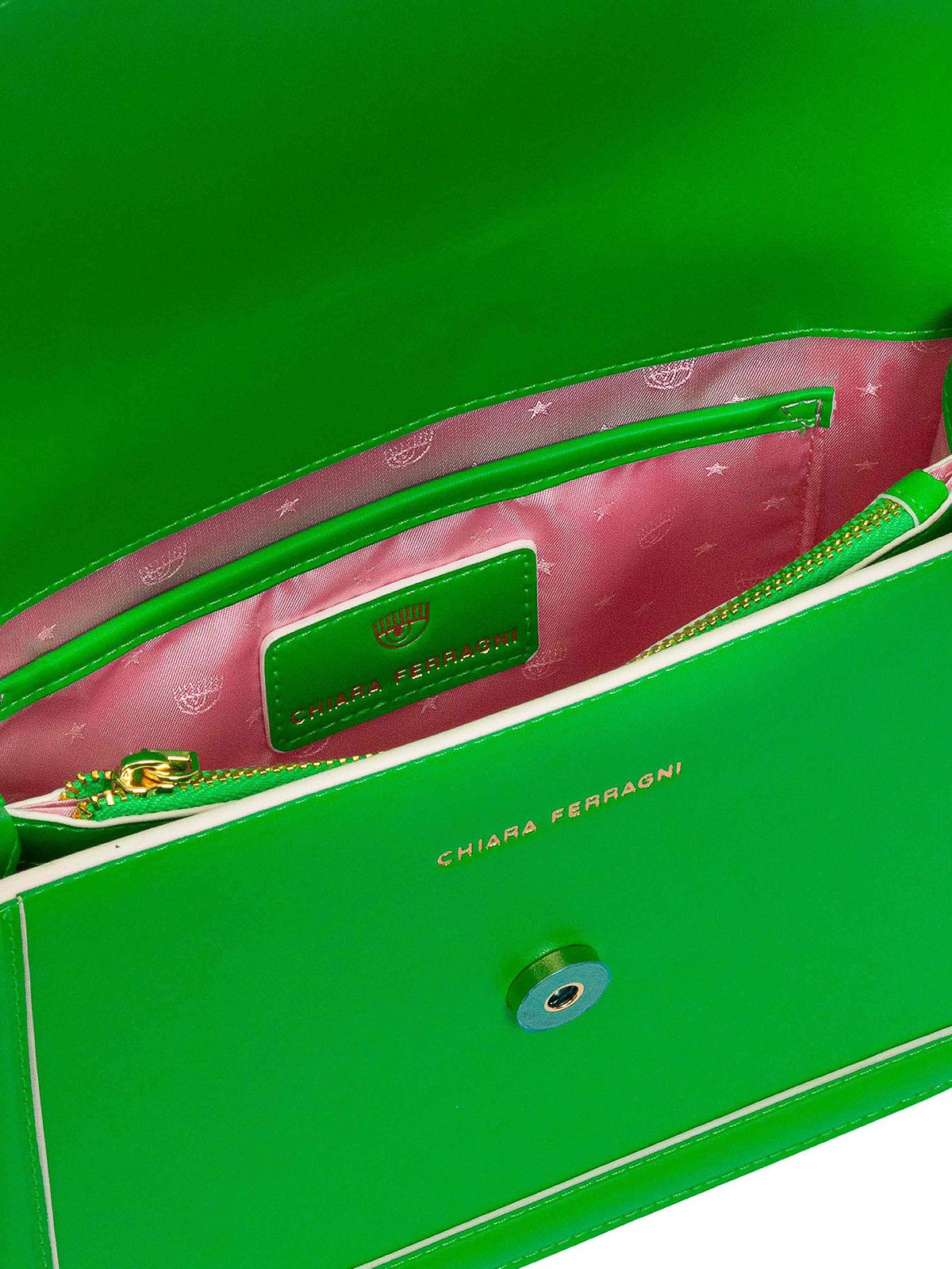 Eye like buckle contrast crossbody 74SB4BB1ZS731144 (CHIARA FERRAGNI / ハンドバッグ・ショルダーバッグ ) | CHIARA FERRAGNI (キアラ フェラーニ)(2)