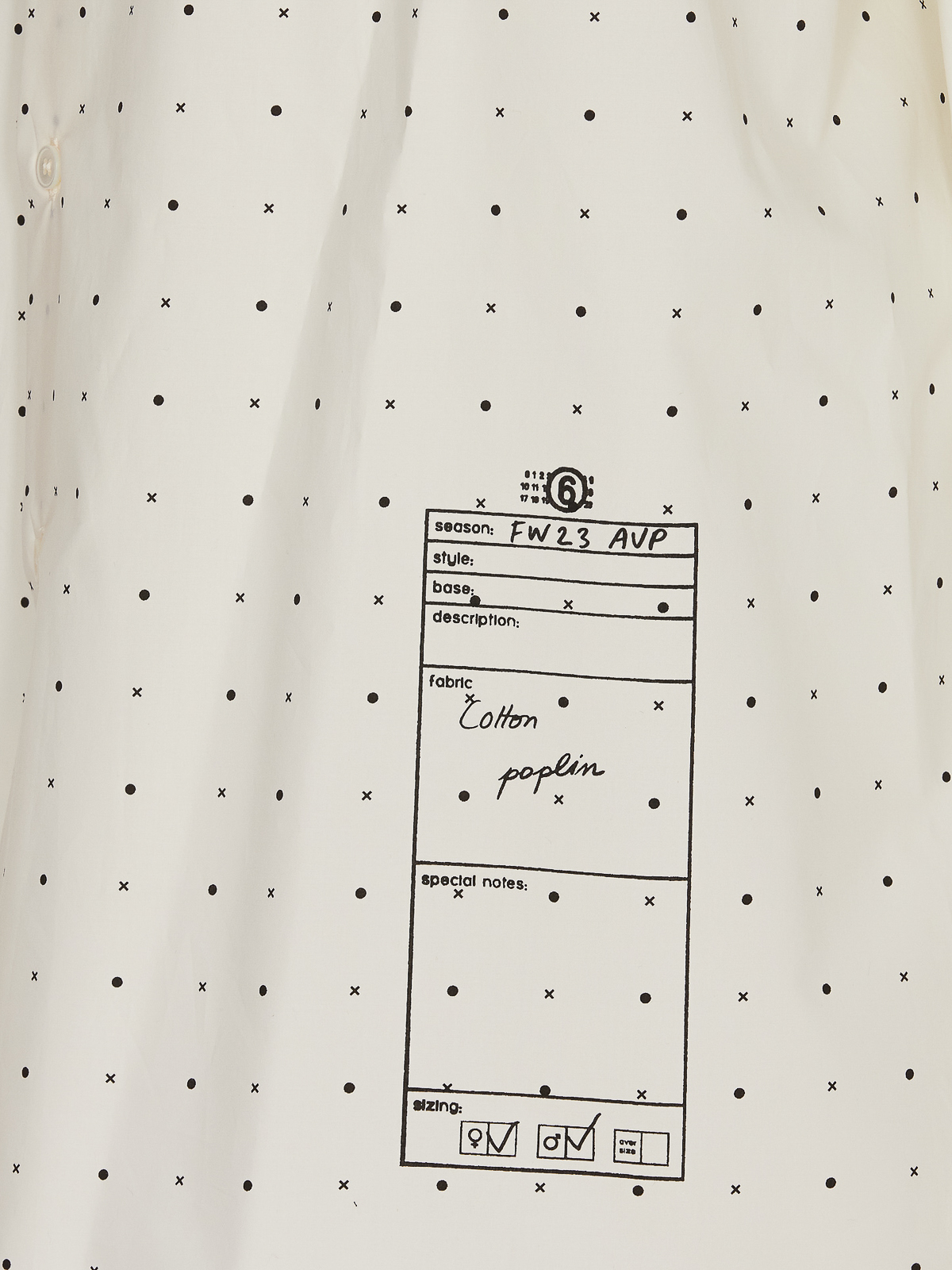white shirt with frontal buttons S52DT0022S78157001S (MM6 Maison Margiela / シャツ・ブラウス ) | MM6 Maison Margiela (エムエムシックス)(2)