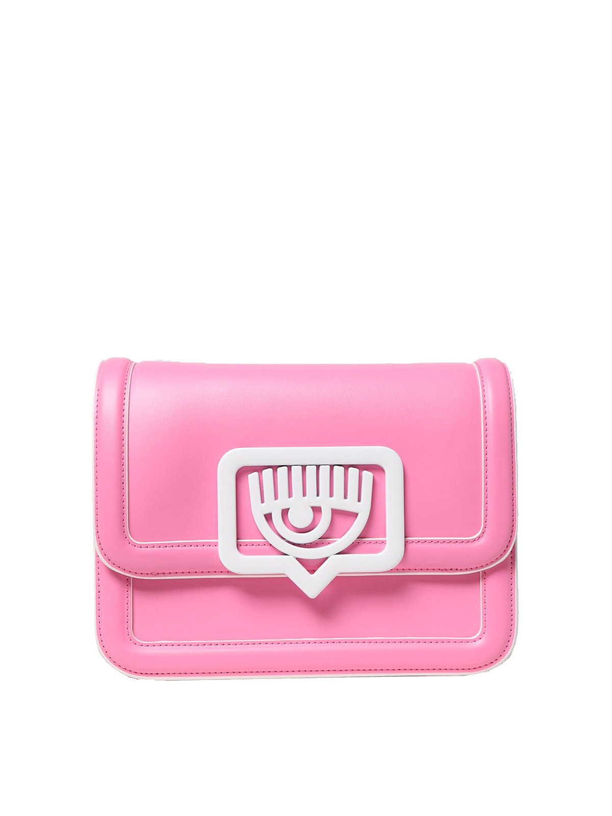 Eye like buckle contrast crossbody 74SB4BB1ZS731424 (CHIARA FERRAGNI / ハンドバッグ・ショルダーバッグ ) | CHIARA FERRAGNI (キアラ フェラーニ)