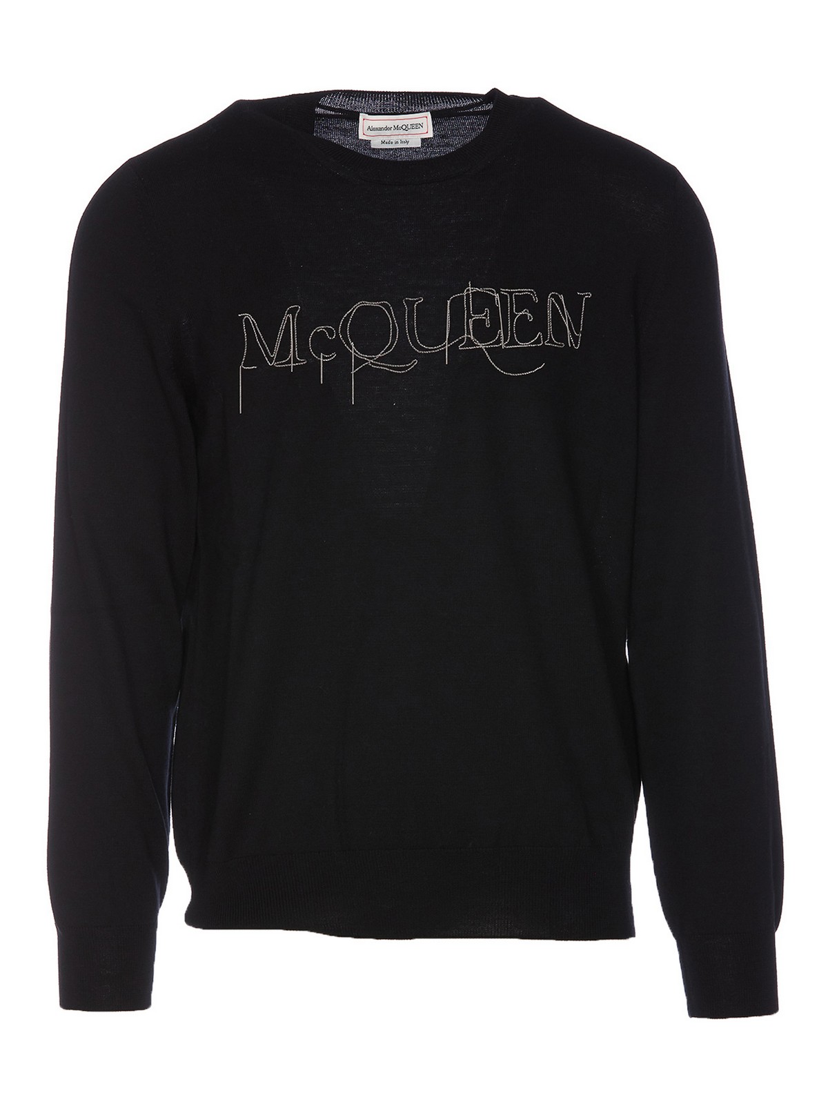 Embroidered logo sweater 752042Q1XHN1059 (Alexander McQUEEN / ニット・セーター・カーディガン ) | Alexander McQUEEN (アレキサンダー・マックイーン)