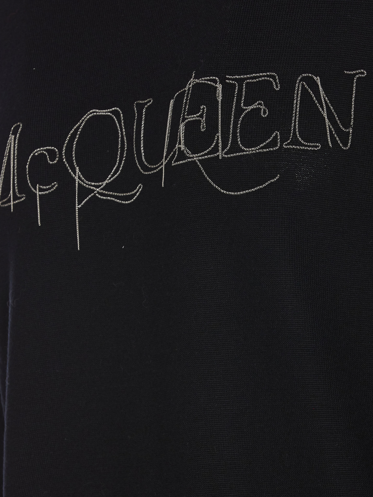 Embroidered logo sweater 752042Q1XHN1059 (Alexander McQUEEN / ニット・セーター・カーディガン ) | Alexander McQUEEN (アレキサンダー・マックイーン)(2)
