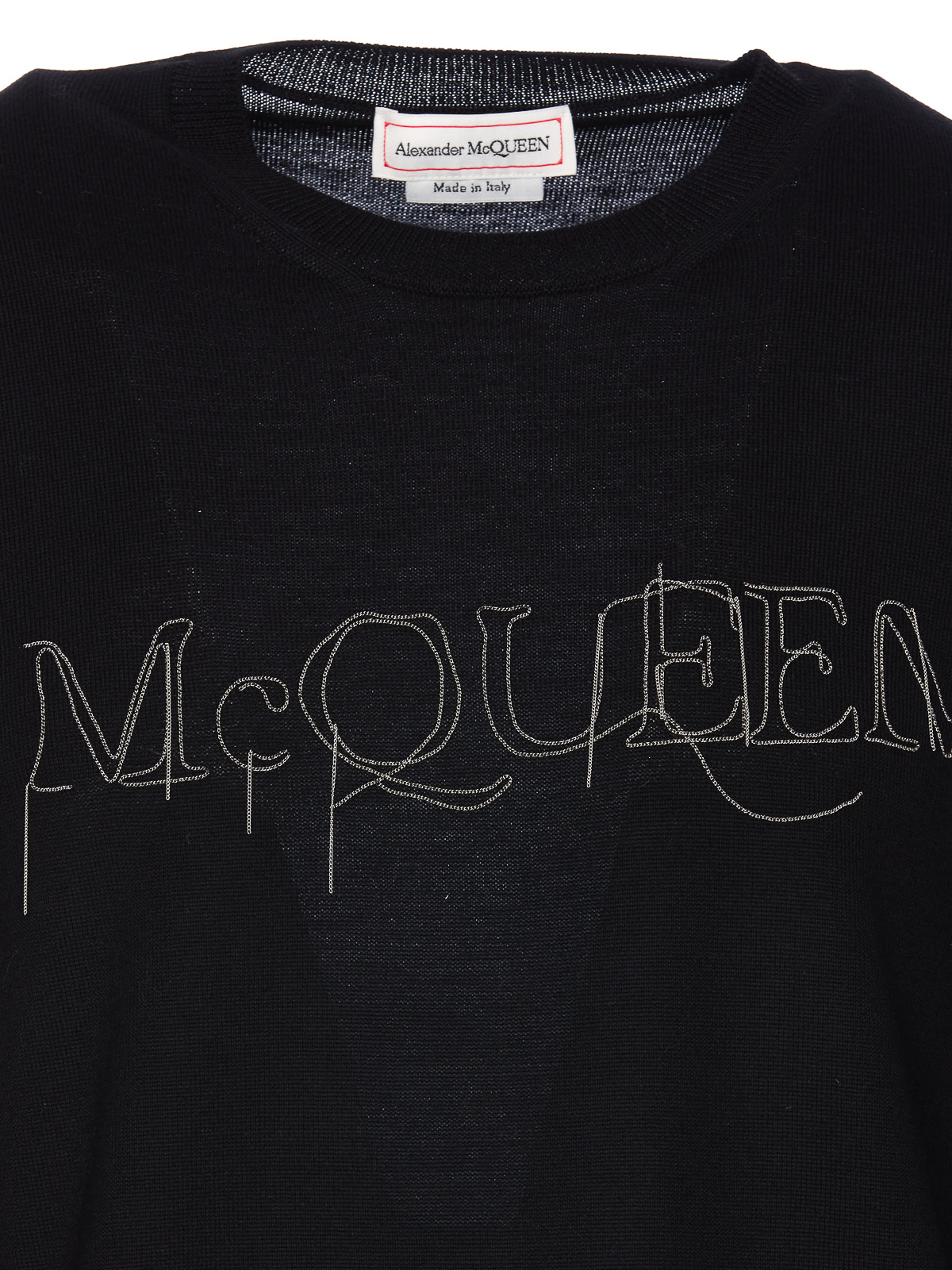 Embroidered logo sweater 752042Q1XHN1059 (Alexander McQUEEN / ニット・セーター・カーディガン ) | Alexander McQUEEN (アレキサンダー・マックイーン)(3)